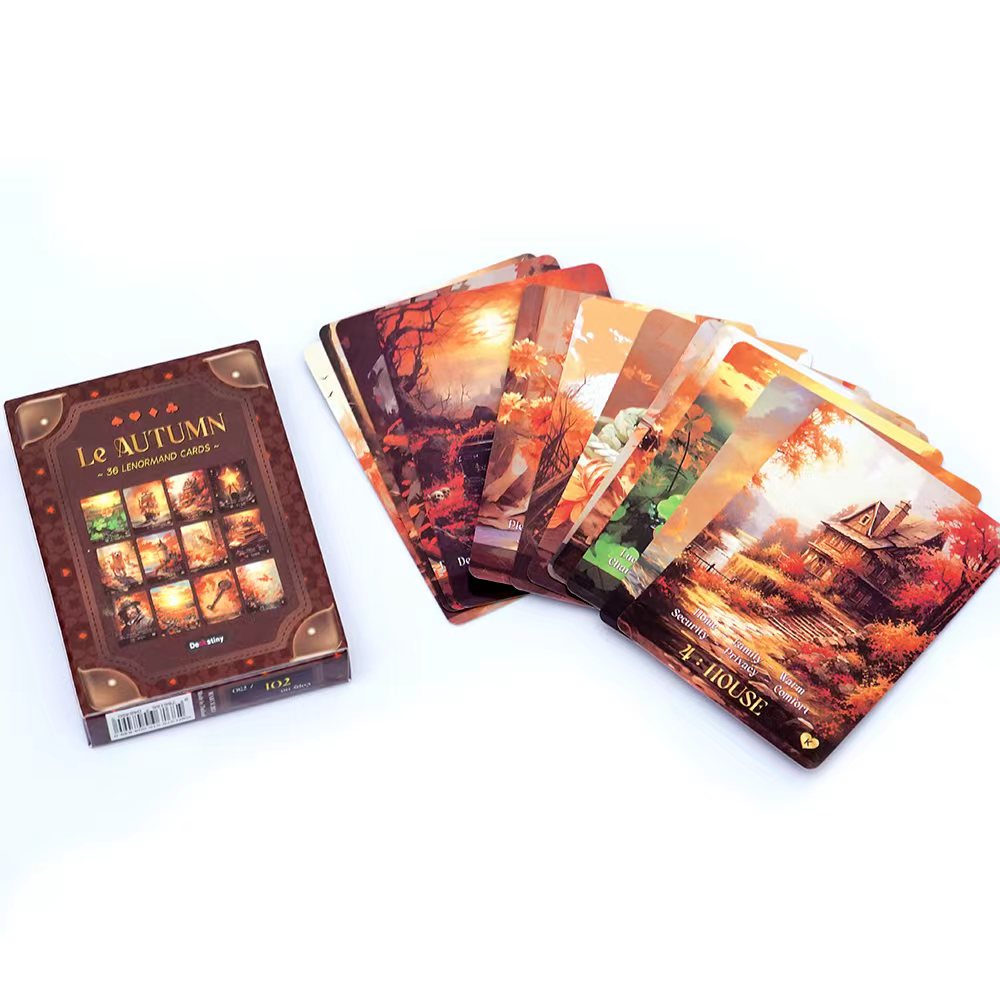 Board Game Of Life - ルノルマンタロットデッキ ル・オータムコレクション 占いと運命の予言用 オラクルデッキ ボードゲーム タロットカードゲーム