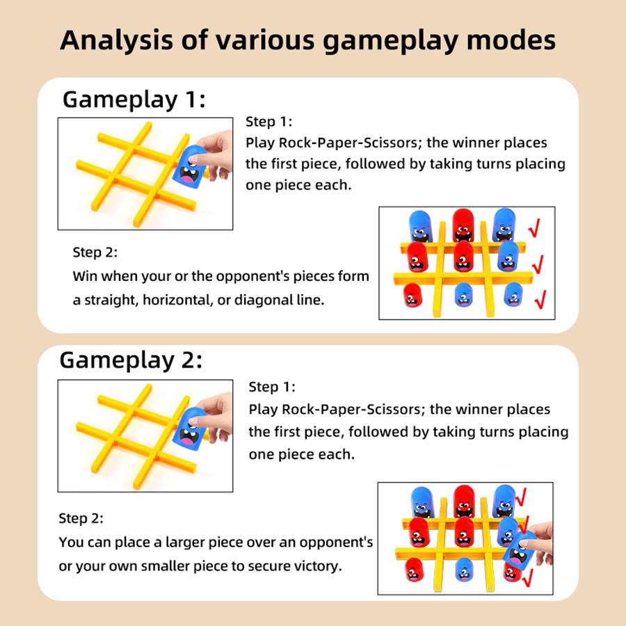 KNYYSECQ 三目並べゲーム クリエイティブな入れ子人形 - Strategy Board Game のレビューと価格