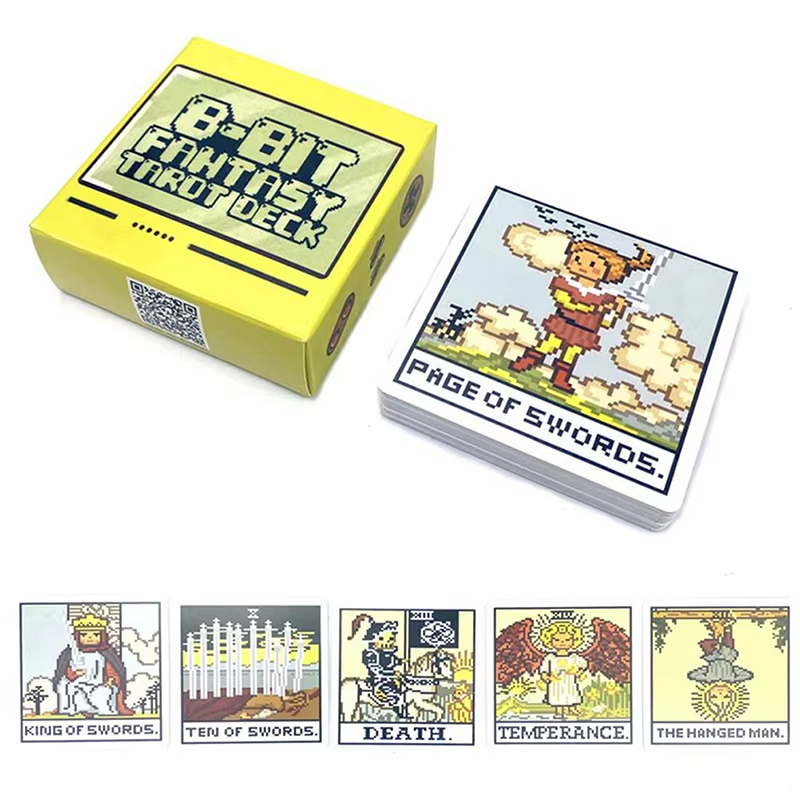 8 ビットファンタジータロットデッキカード予言占い家族パーテ - Board Game Of Life のレビューと価格