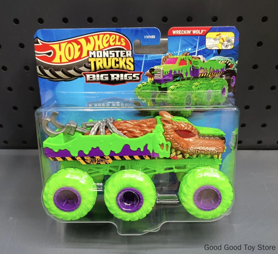 ホットホイール メガ・レッキング・ウルフ スケレスオラス 六 - Hot Wheels Car Monster Trucks のレビューと価格