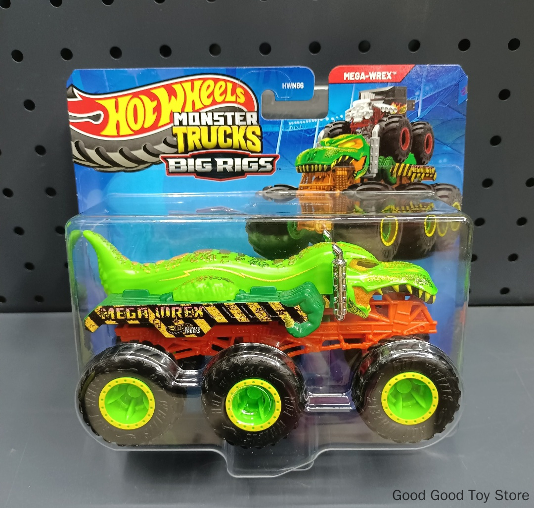 ホットホイール メガ・レッキング・ウルフ スケレスオラス 六 - Hot Wheels Car Monster Trucks のレビューと価格
