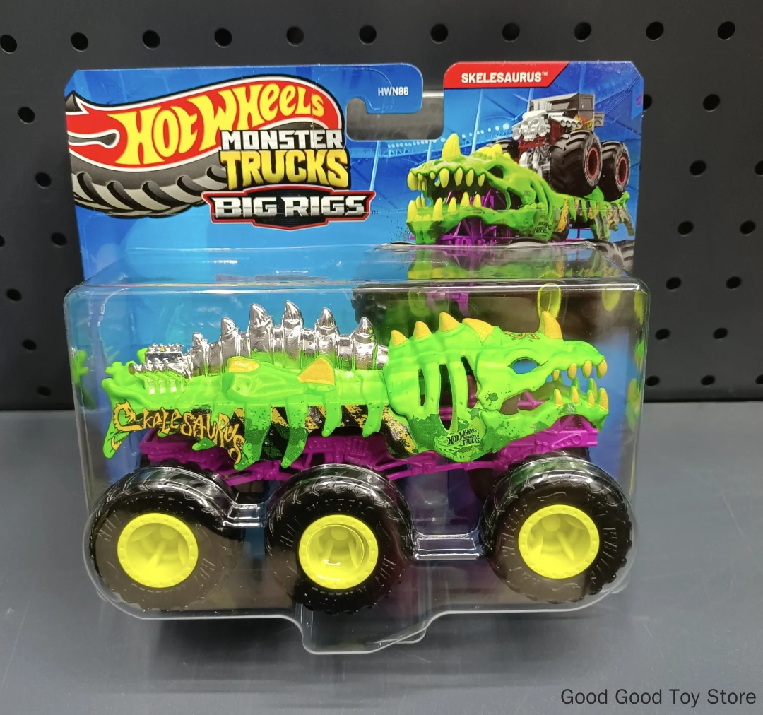 ホットホイール メガ・レッキング・ウルフ スケレスオラス 六 - Hot Wheels Car Monster Trucks のレビューと価格