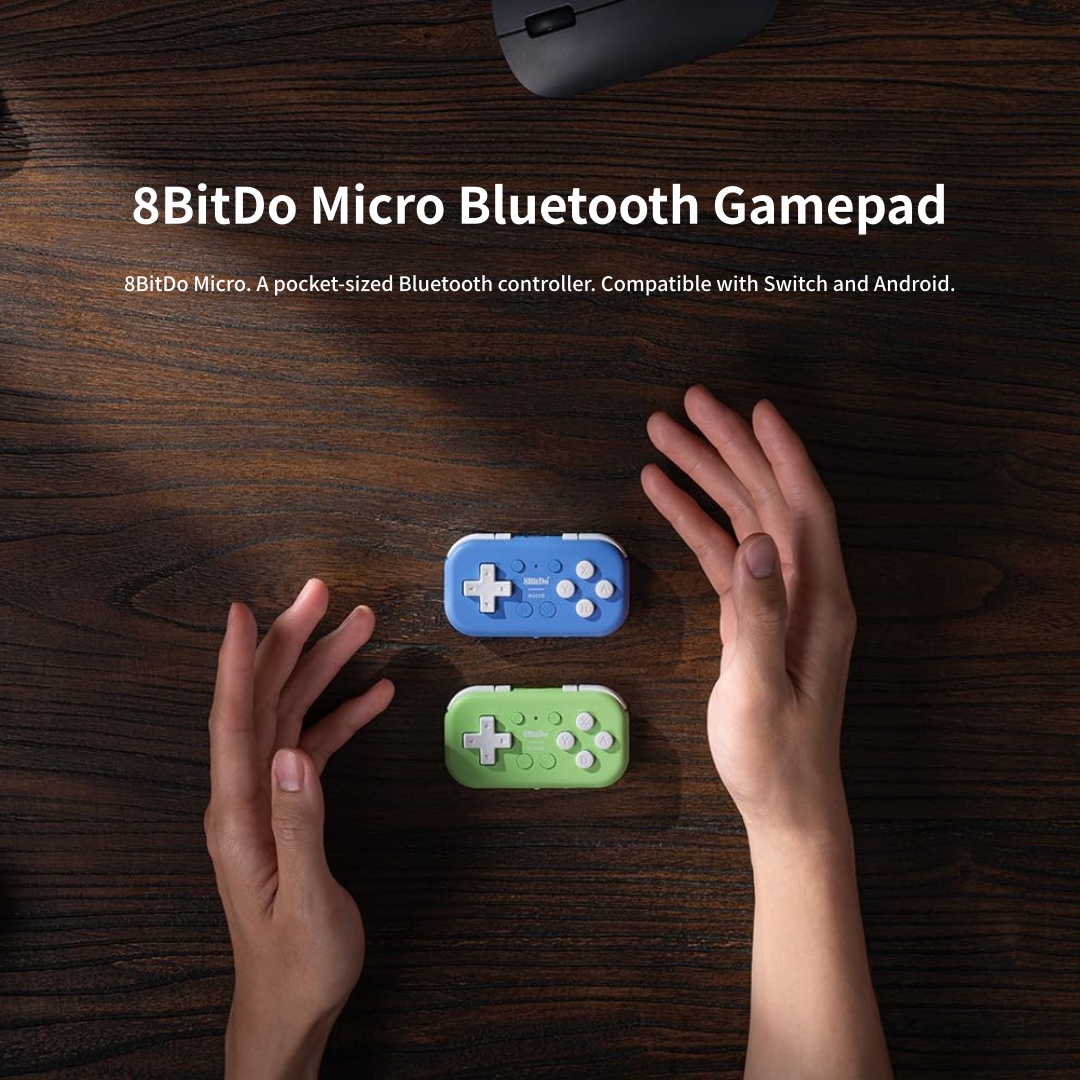 8BitDo Micro Bluetoothゲームパッド。N - Board Game Android のレビューと価格