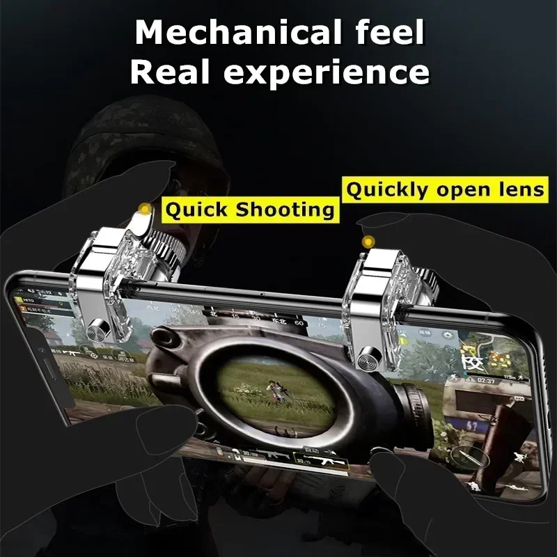 R11 携帯電話 PUBG ゲームトリガー 4 指照準射撃フ - Board Game Android のレビューと価格