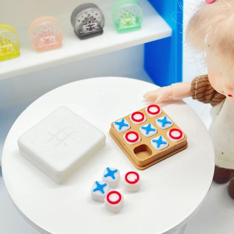 ホットミニティックタックトーゲーム ドールハウスアクセサリー - Board Game Live のレビューと価格