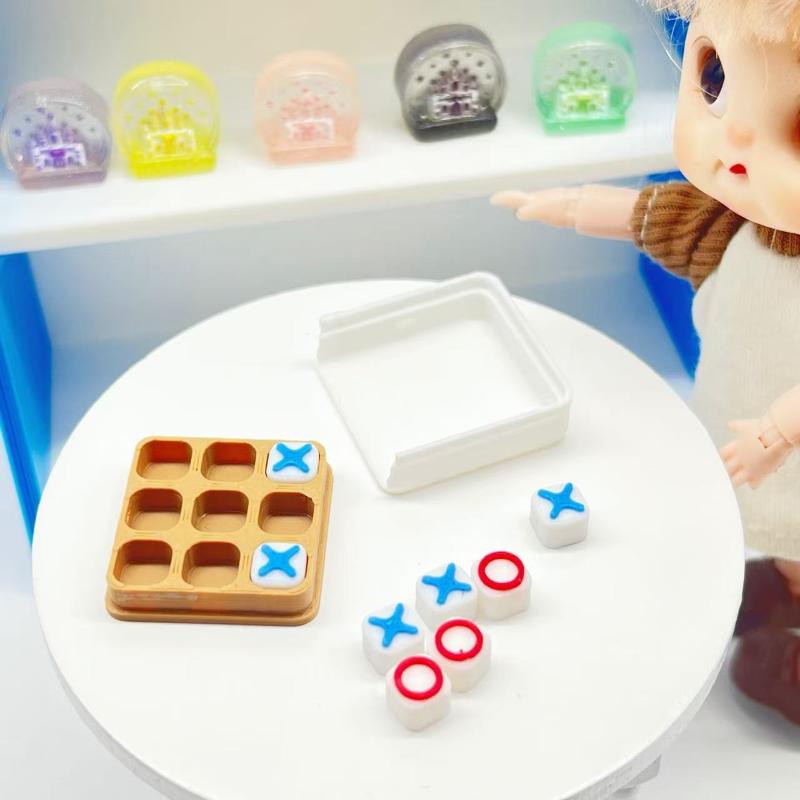 ホットミニティックタックトーゲーム ドールハウスアクセサリー - Board Game Live のレビューと価格